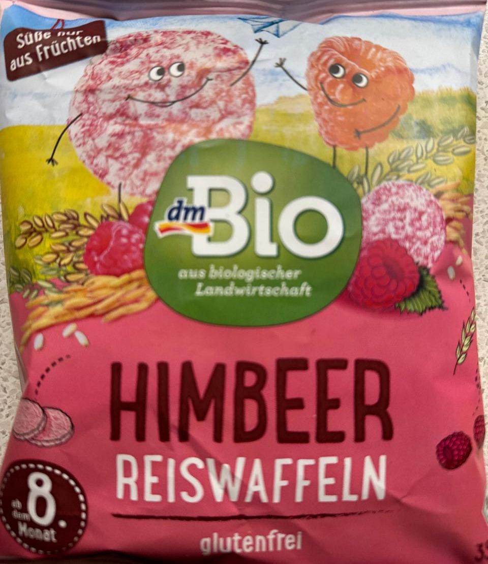 Fotografie - Himbeer reiswaffeln dmBio