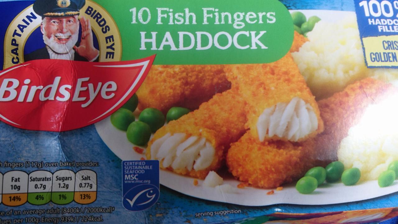 Fotografie - BIRDS EYE Fish Fingers Haddock