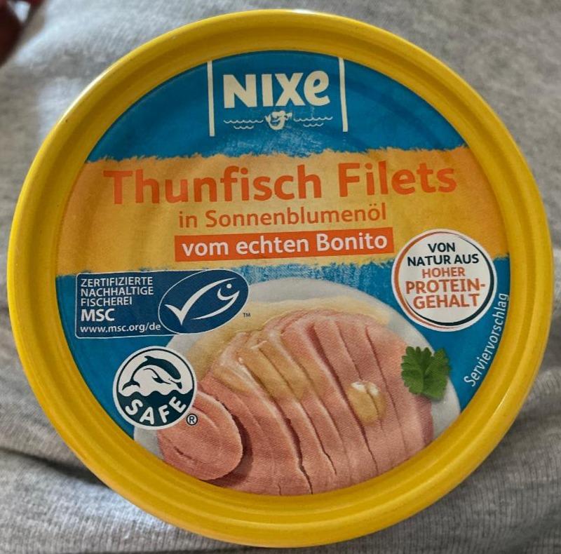 Fotografie - Thunfisch filets in Sonnenblumenöl Nixe