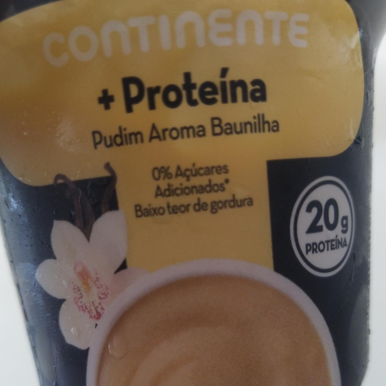 Fotografie - Proteína Pudim Aroma Baunilha Continente