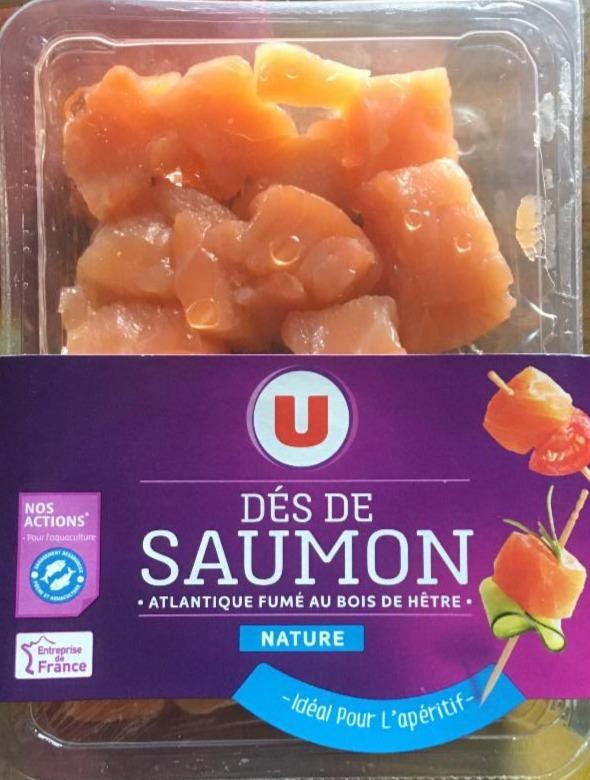 Fotografie - Dés de Saumon nature U