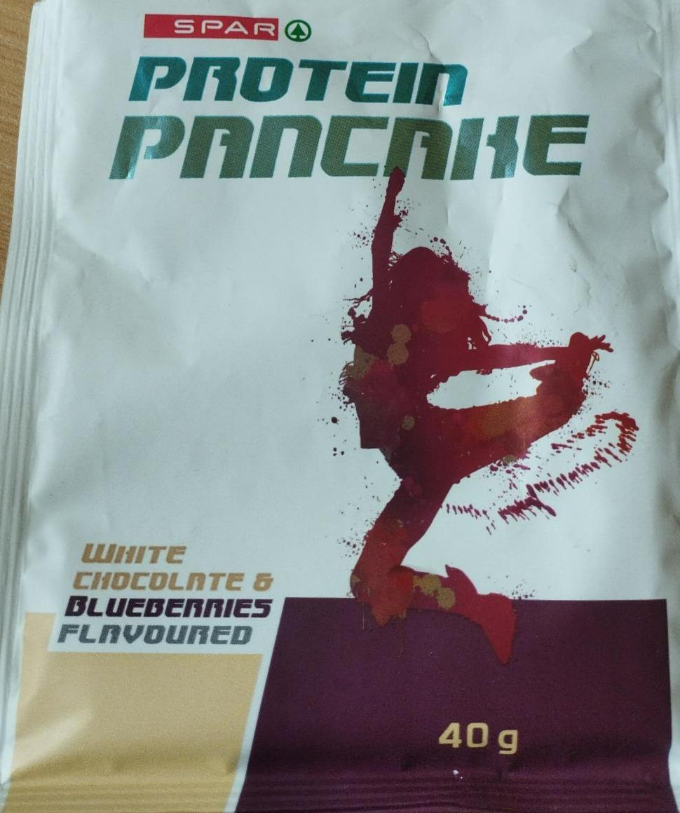 Fotografie - Protein pancake White chocolate & blueberries flavoured Spar