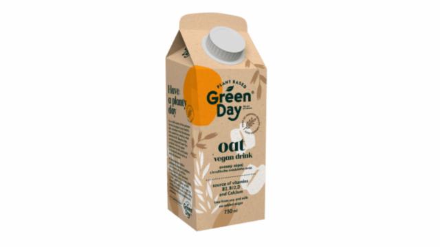 Fotografie - Oat vegan drink ovesný nápoj z kvalitního švédského ovsa Green Day