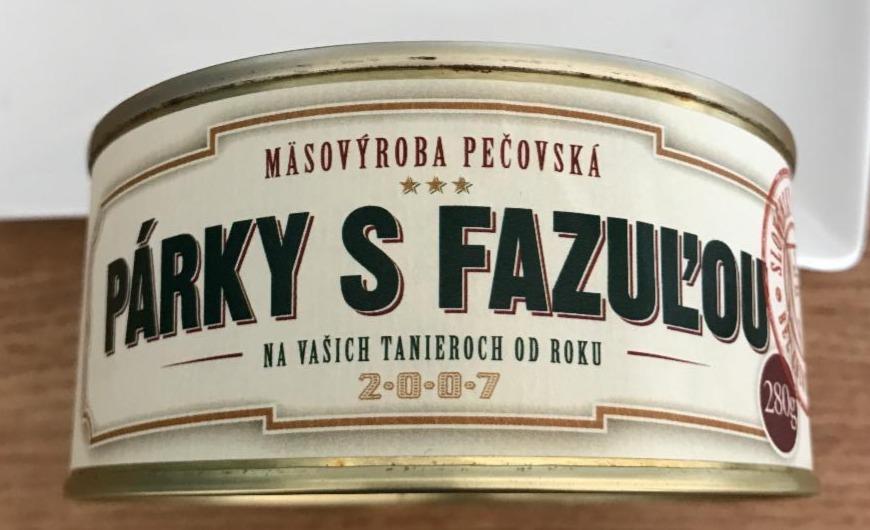 Fotografie - Párky s fazuľou Mäsovýroba Pečovská