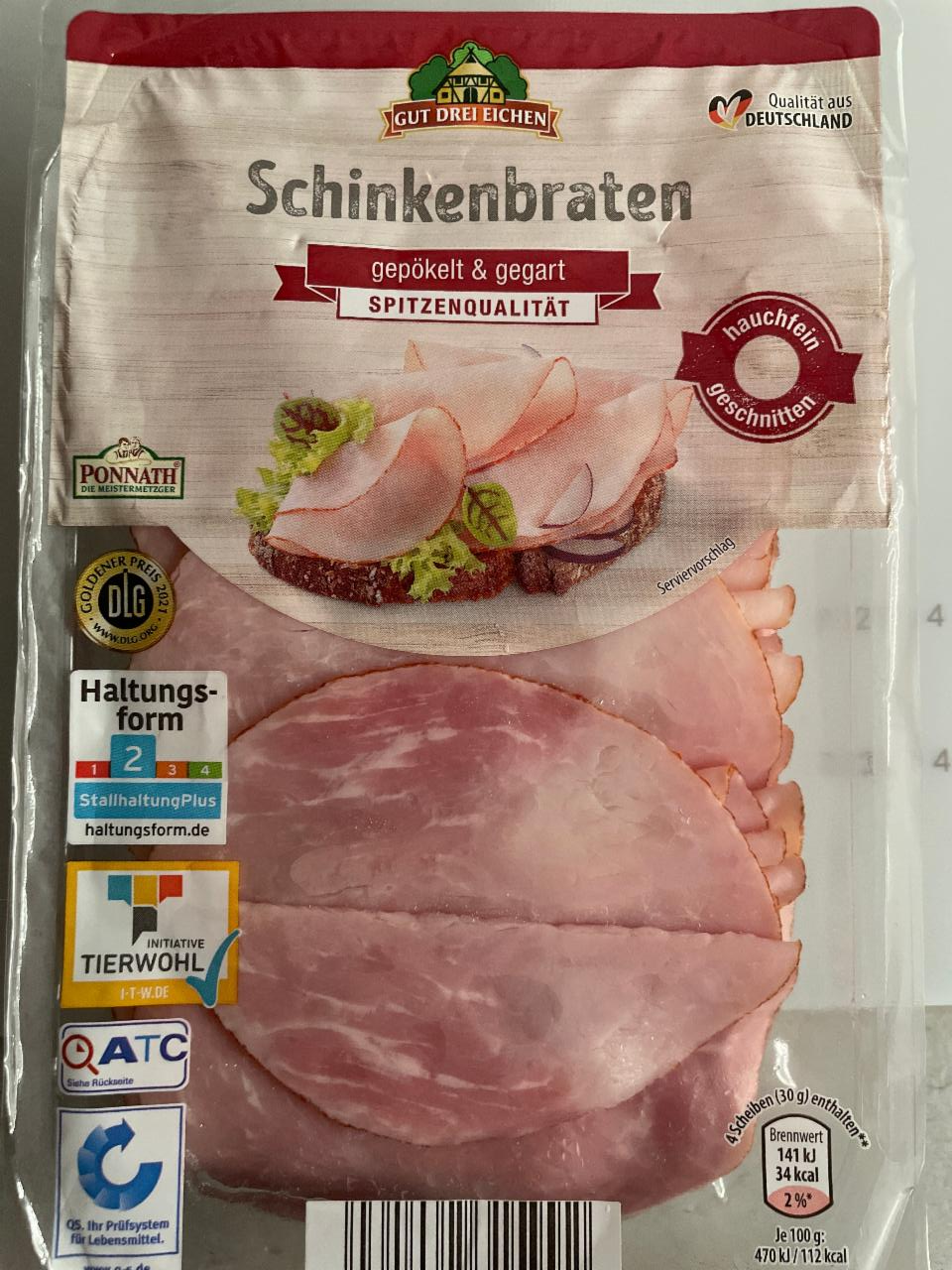 Fotografie - Schinkenbraten Gut Drei Eichen