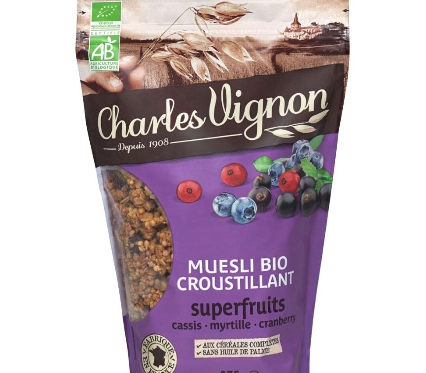 Fotografie - Muesli Bio se super ovocem Charles Vignon