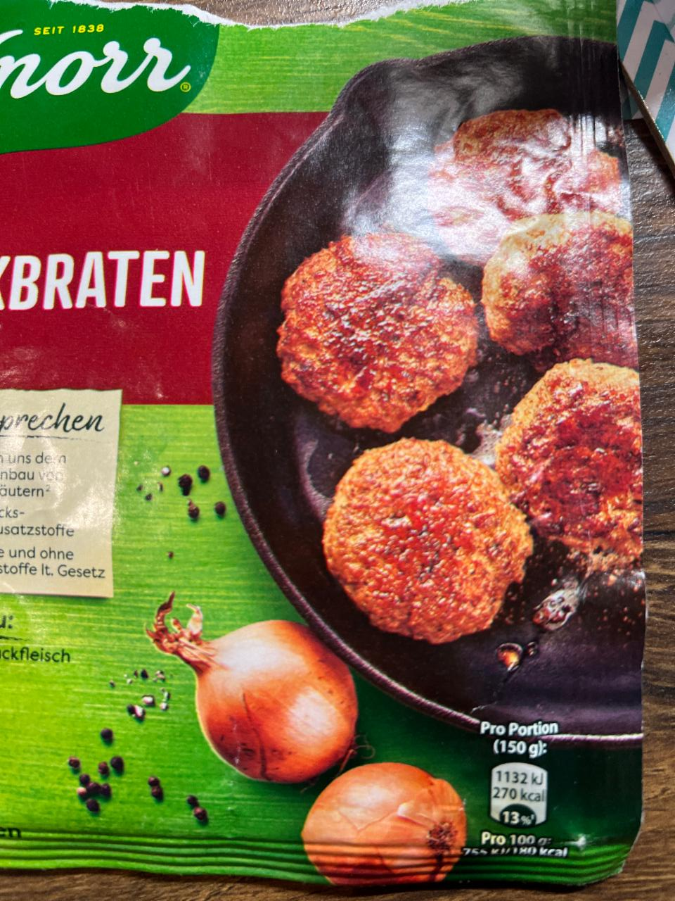 Fotografie - Fix Hackbraten Knorr