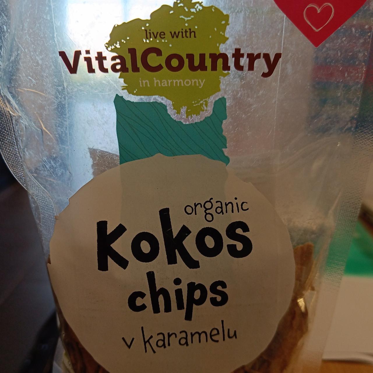 Fotografie - Organic kokos chips v karamelu VitalCountry