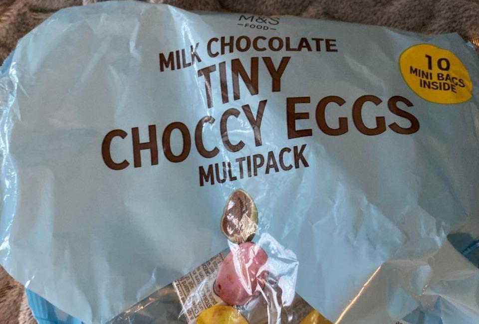 Fotografie - Milk chocolate tiny choccy eggs multipack M&S Food