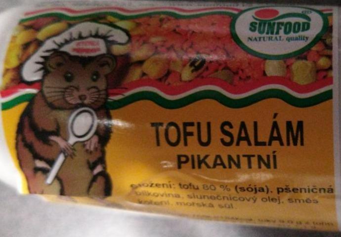 Fotografie - Tofu salám pikantní Sunfood