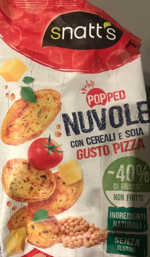 Fotografie - Popped nuvole con cereali e soia gusto pizza Snatt's