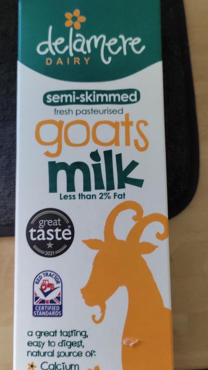 Fotografie - Delamere goat milk semi-skimmed