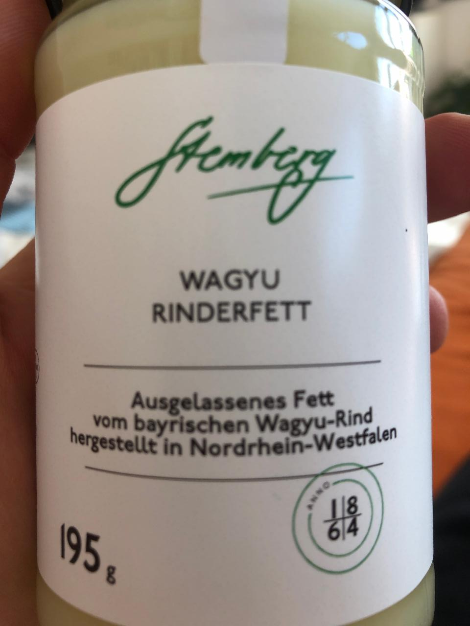 Fotografie - Rinderfett vom Bayrischen Wagyu-Rind Stembergs