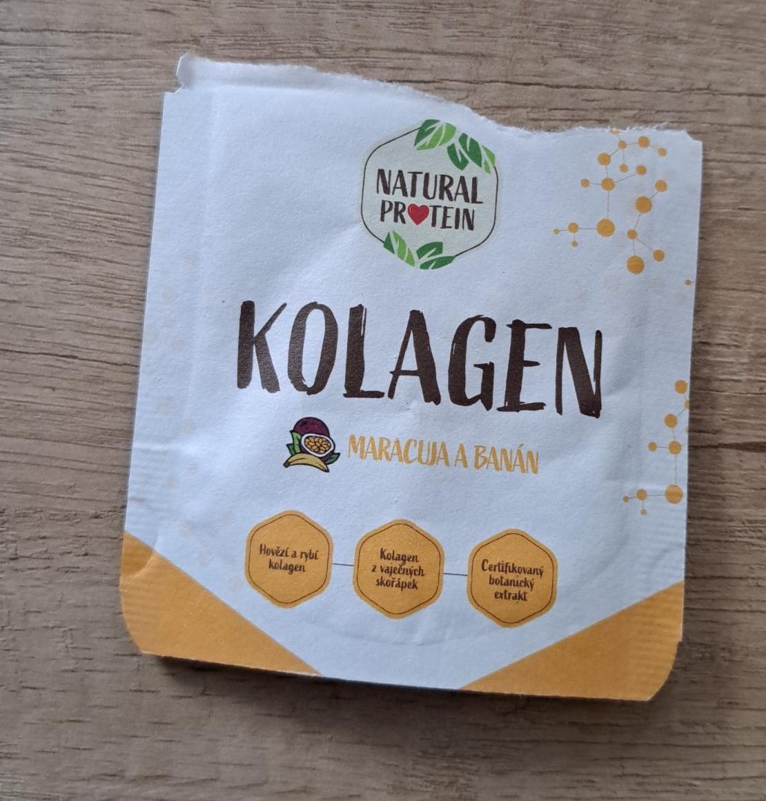 Fotografie - Kolagen maracuja a banán Natural protein