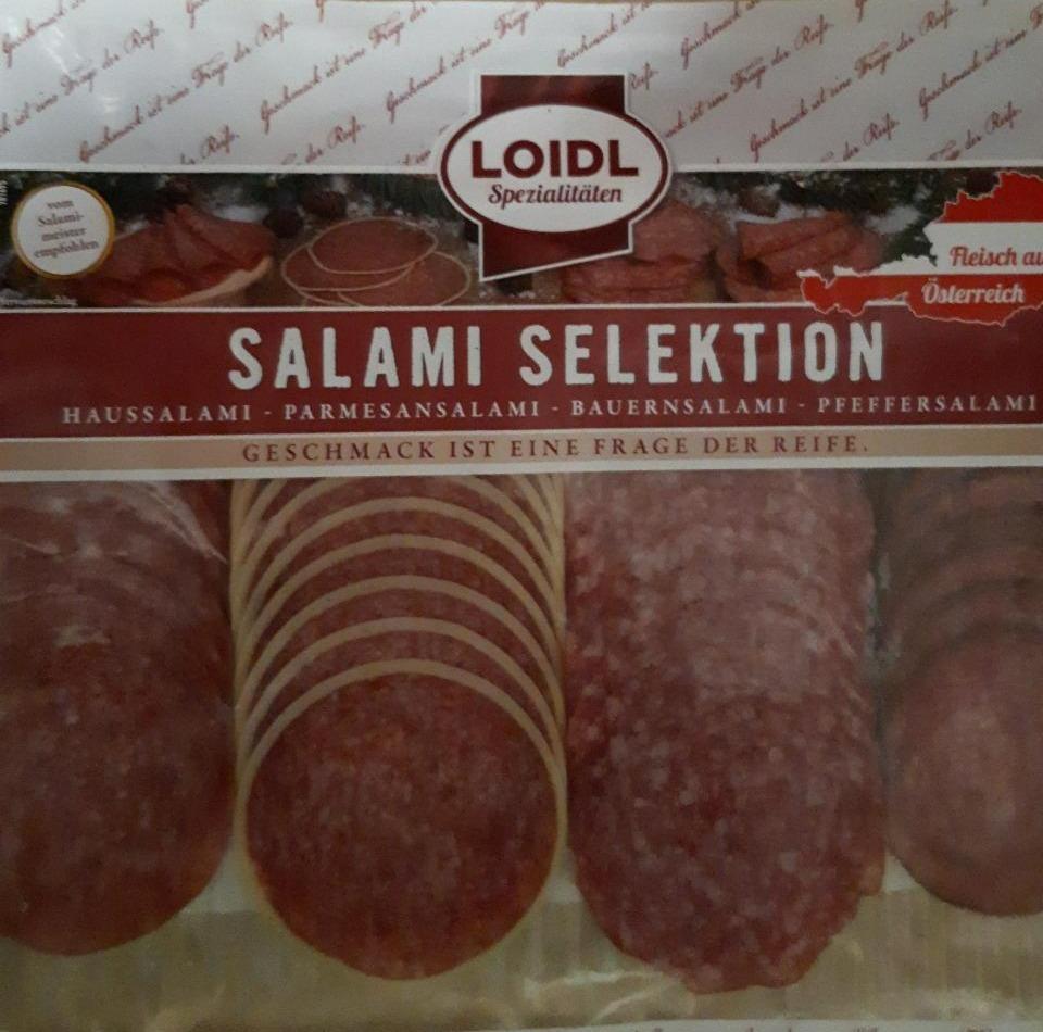 Fotografie - salami selektion Loidl