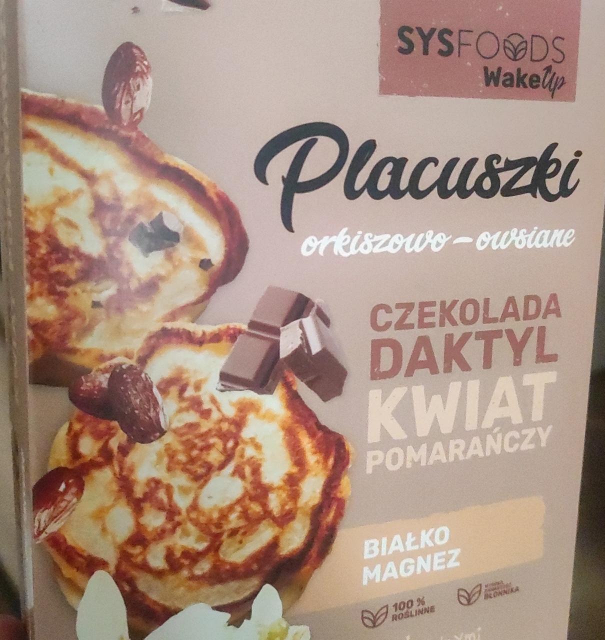 Fotografie - Placuszki orkiszowo-owsiane Czekolada, Daktyl, Kwiat Pomarańczy SysFoods WakeUp