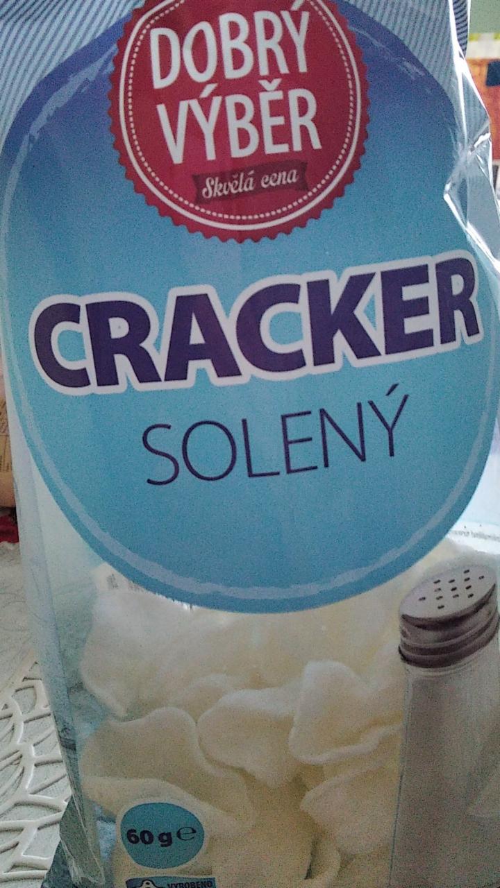 Fotografie - cracker solený DOBRÝ VÝBĚR