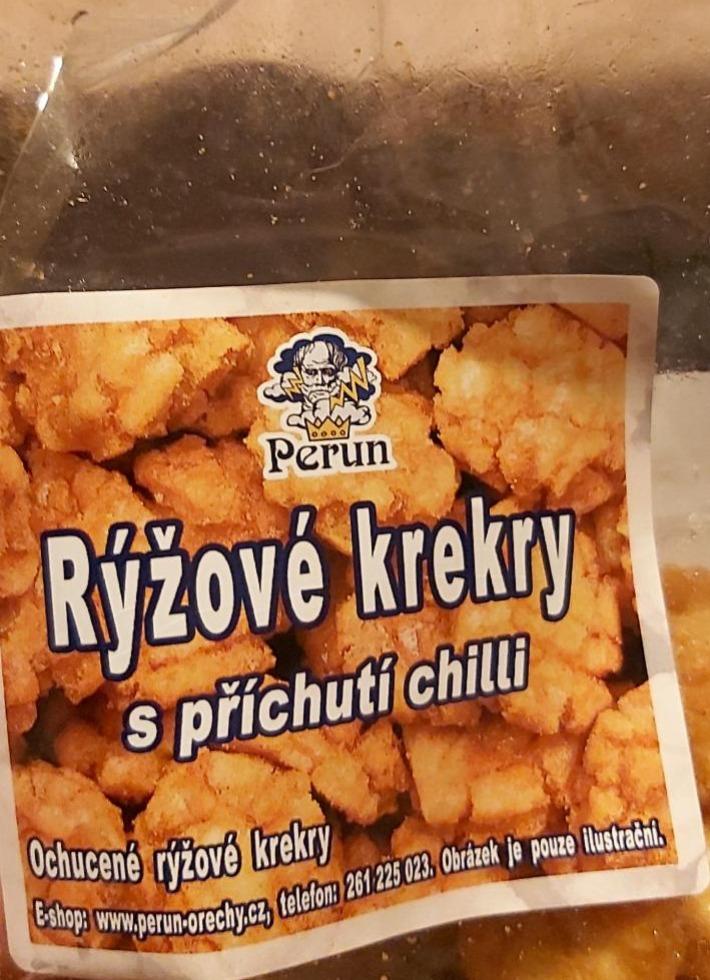 Fotografie - Rýžové krekry s příchutí chilli Perun