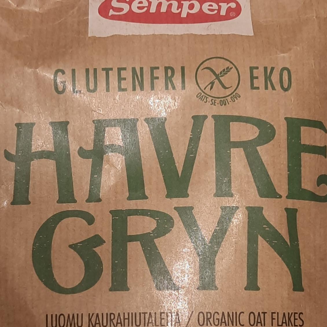 Fotografie - Glutenfri Eko Havregryn Semper