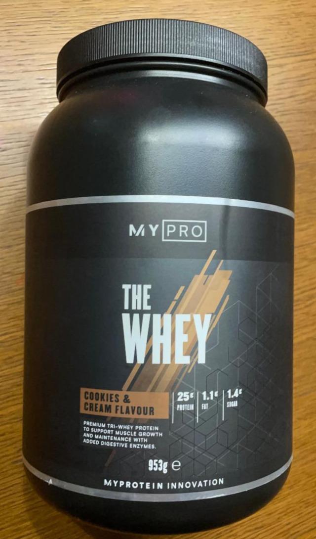 Fotografie - The Whey Cookies & Cream flavour MyPro