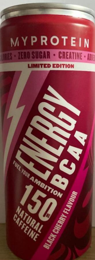 Fotografie - MyProtein Energy BCAA Drink Black Cherry