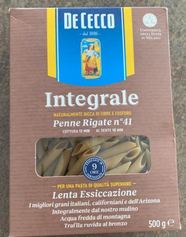 Fotografie - Penne Rigate n° 41 Integrale De Cecco