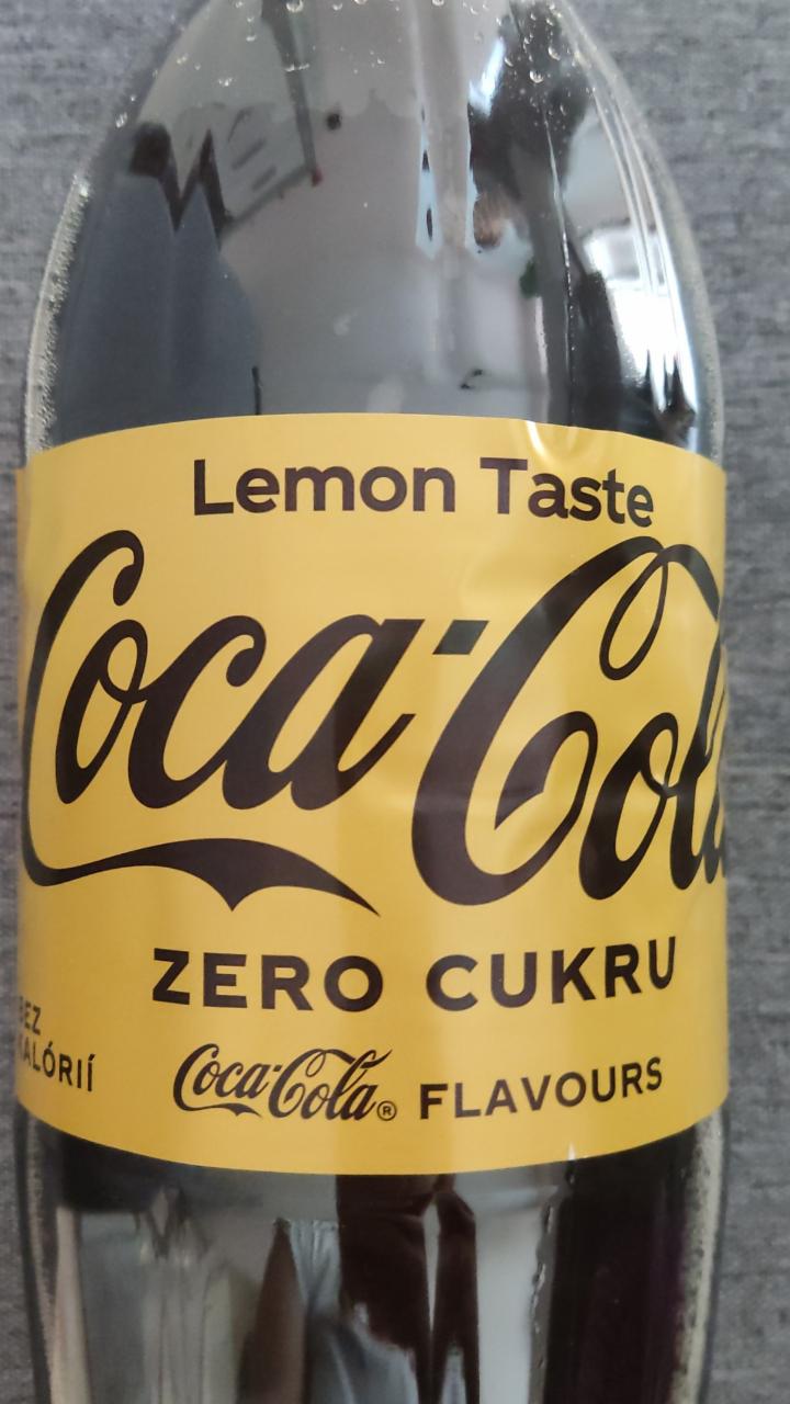 Fotografie - Coca-Cola Zero Lemon taste