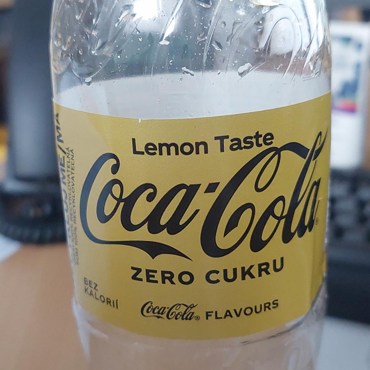 Fotografie - Coca-Cola Zero Lemon taste