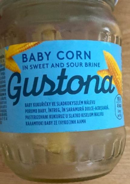 Fotografie - Baby corn in sweet and sour brine Gustona