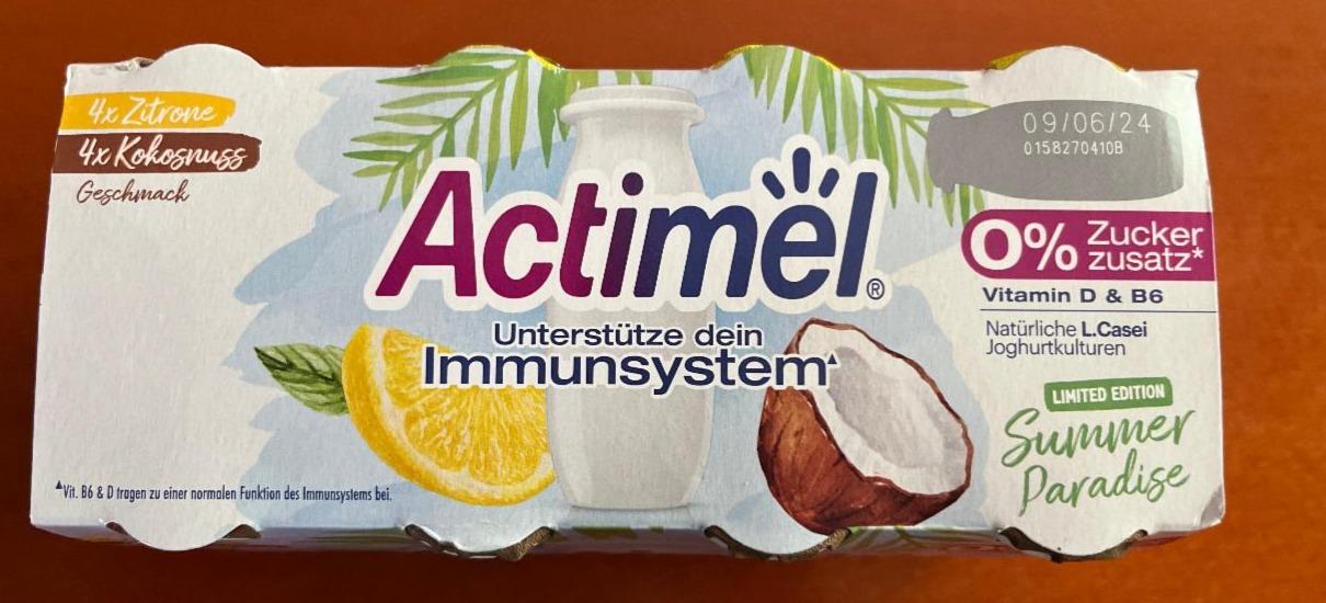 Fotografie - Kokosnuss geschmack Actimel