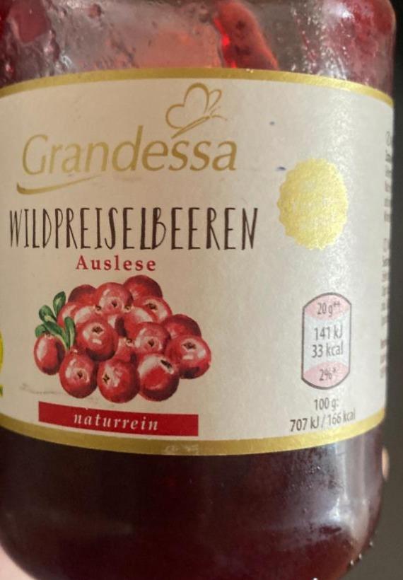 Fotografie - Wildpreiselbeeren auslese Grandessa