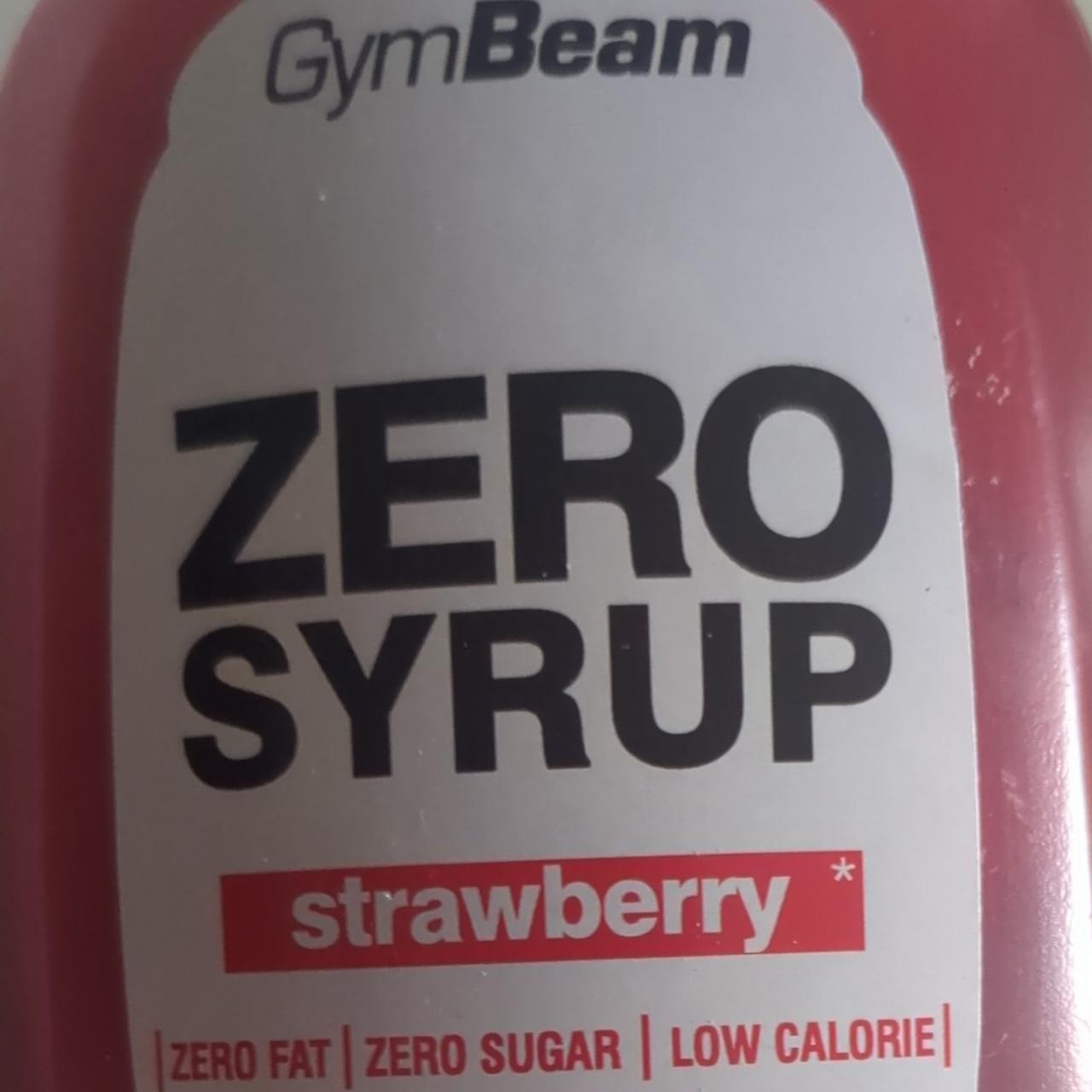 Fotografie - Zero Syrup strawberry GymBeam