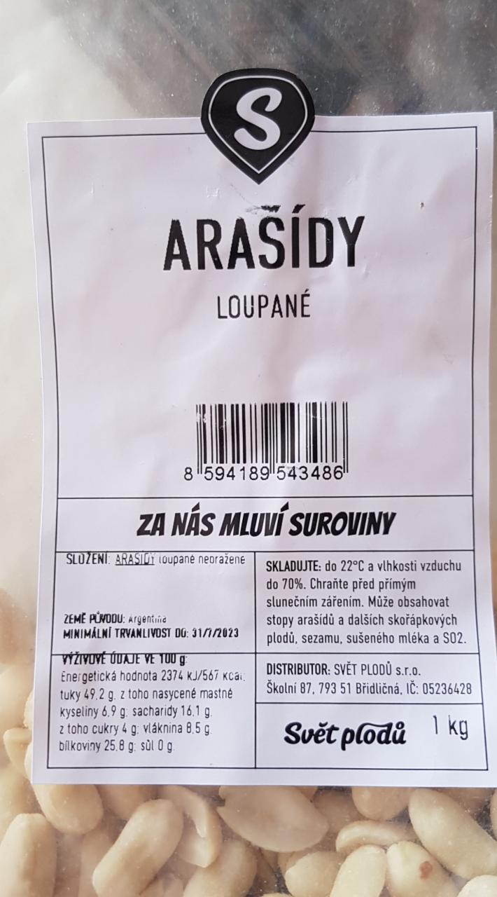 Fotografie - Arašídy Loupané Svět Plodů