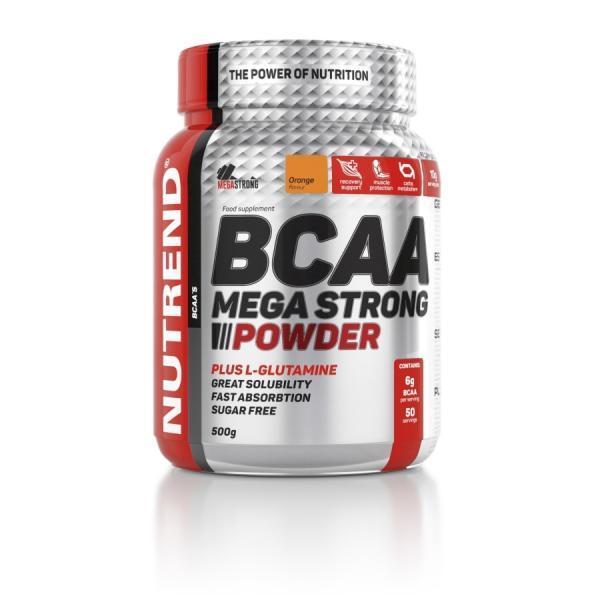 Fotografie - BCAA mega strong powder orange (pomeranč) Nutrend