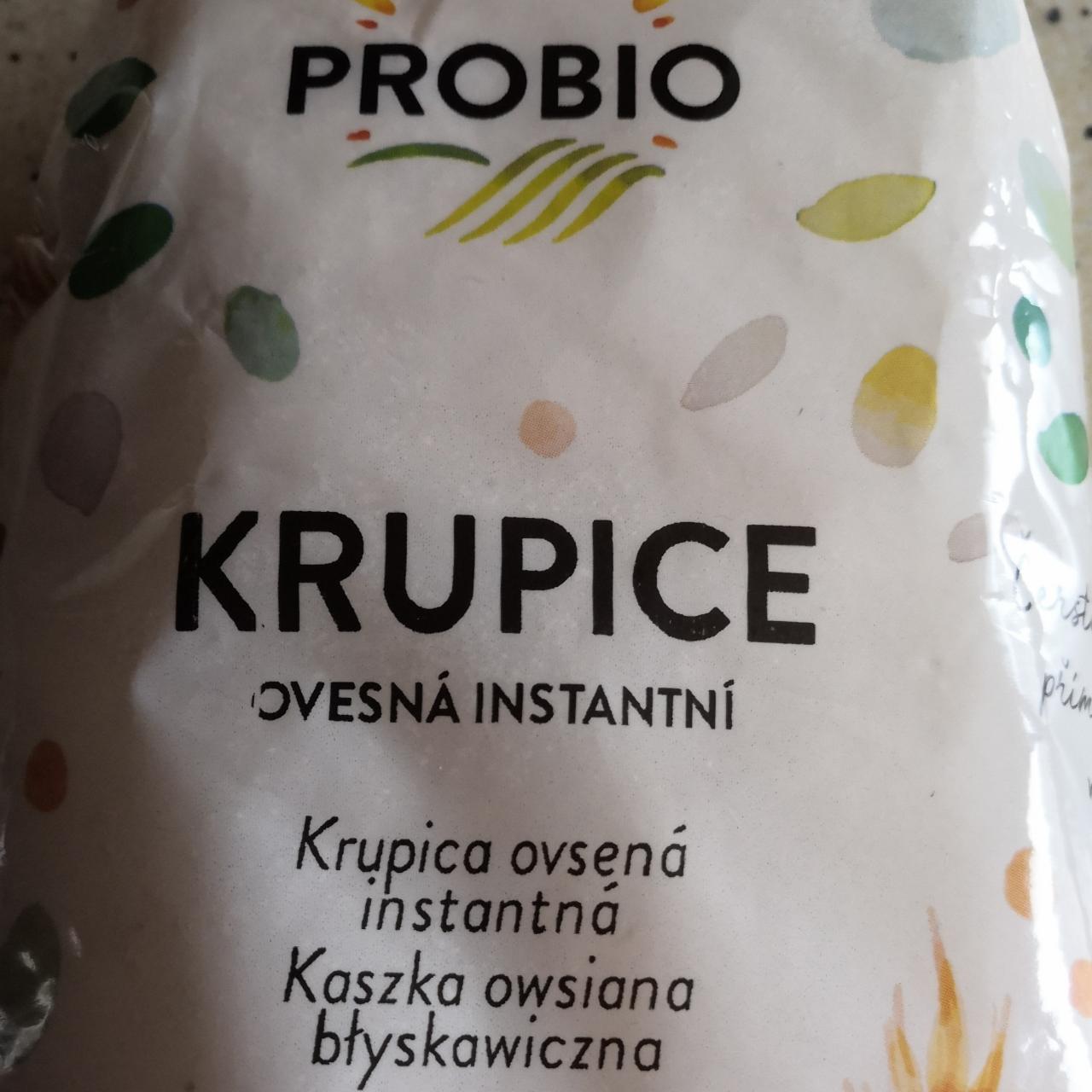 Fotografie - Krupice ovesná instantní Probio