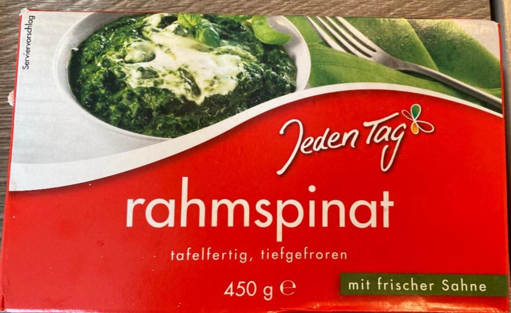 Fotografie - Rahmspinat, tafelfertig, tiefgefroren, mit frischer Sahne Jeden Tag