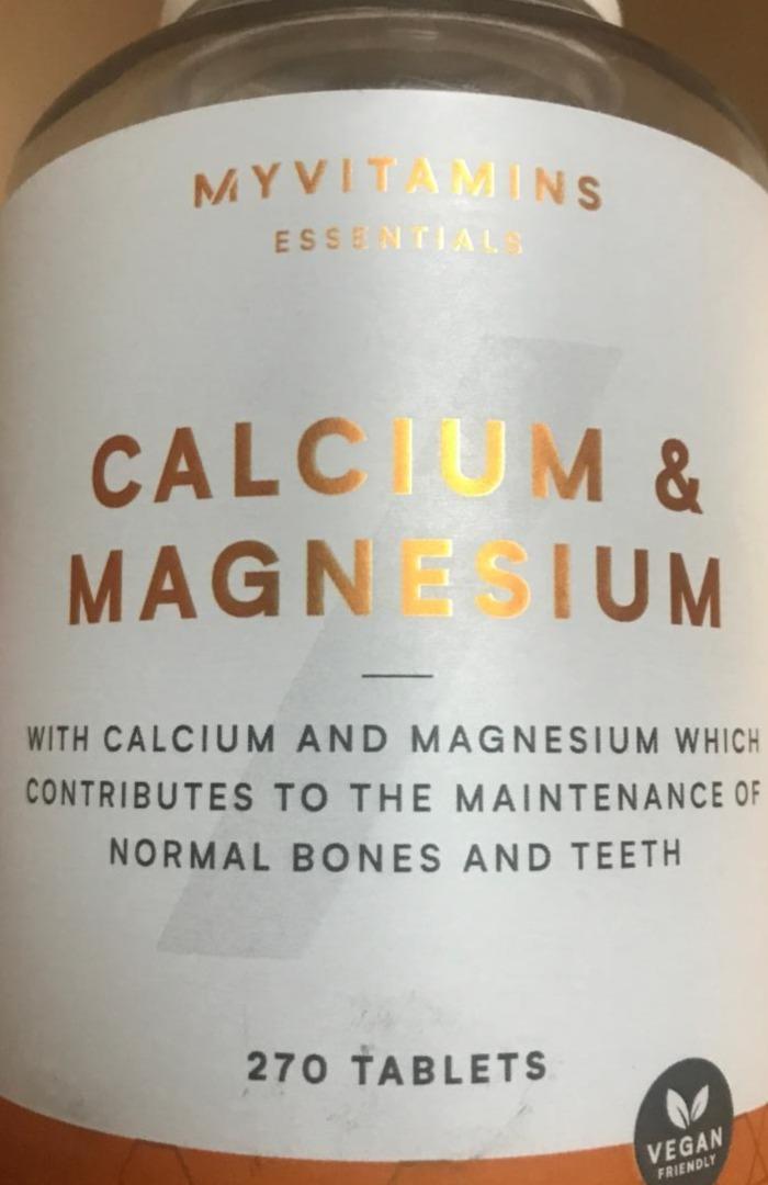 Fotografie - Calcium & Magnesium MyVitamins