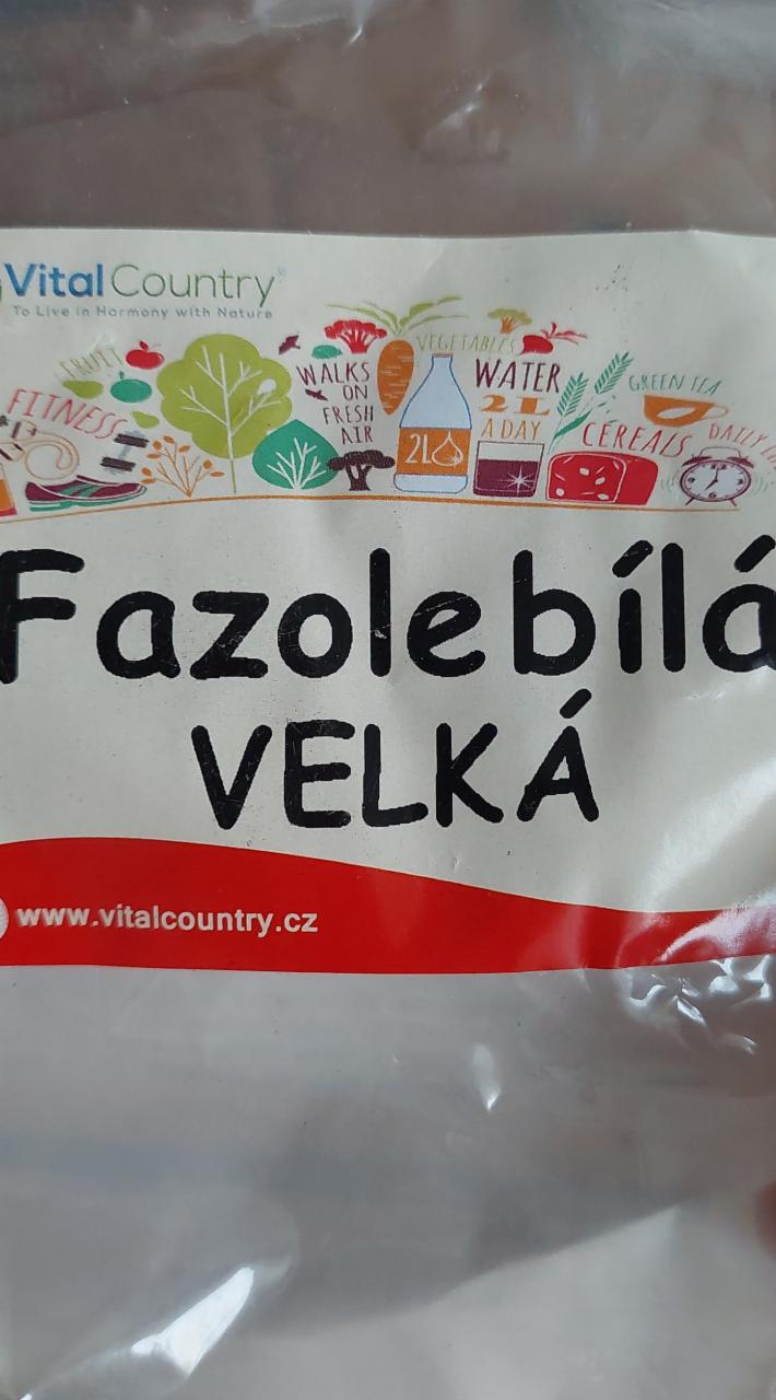 Fotografie - Fazole bílá velká VitalCountry