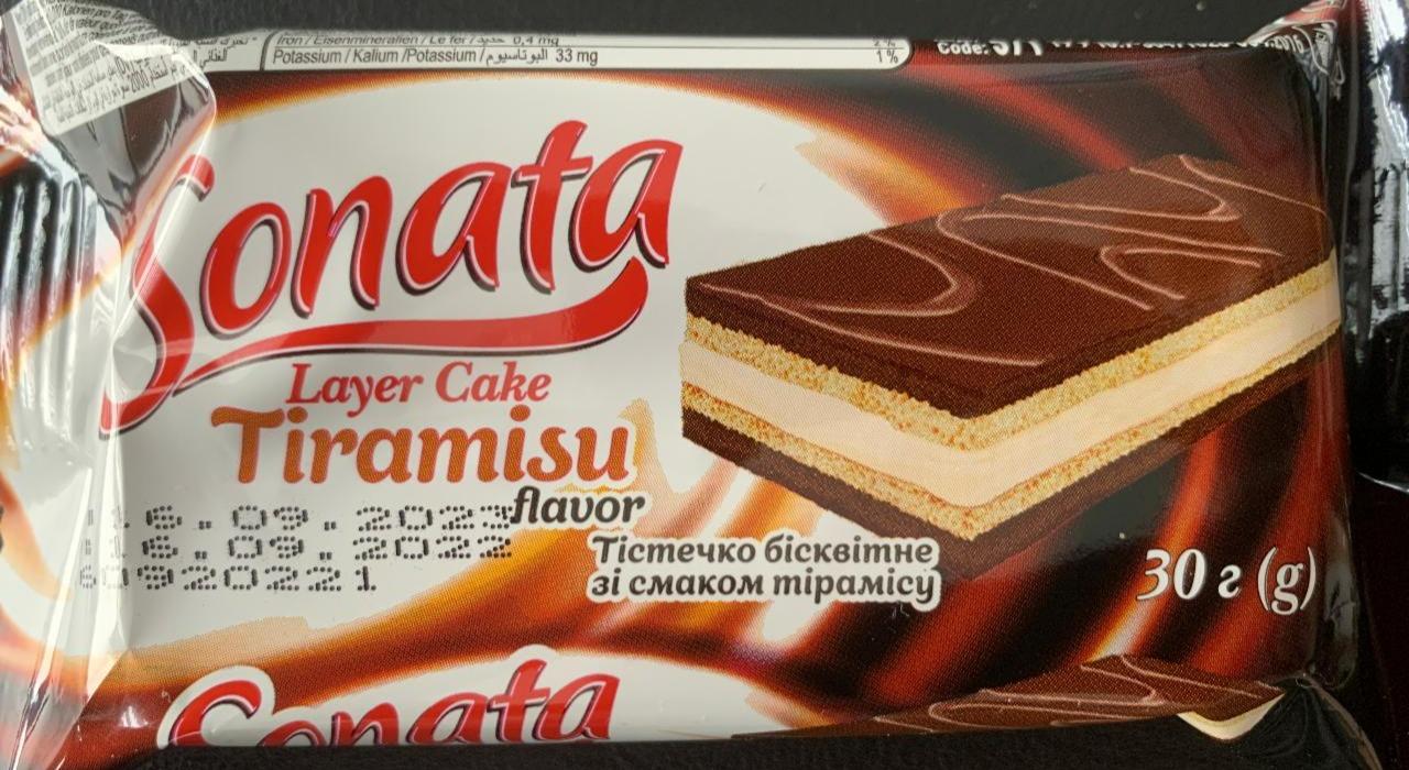 Fotografie - Layer Cake Tiramisu flavor Sonata