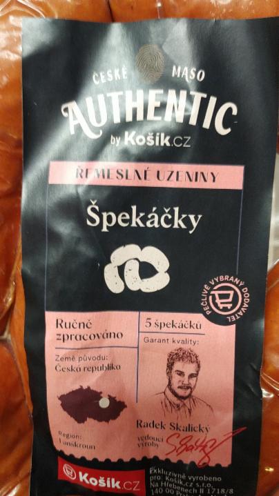 Fotografie - Špekáčky Authentic by Košík.cz