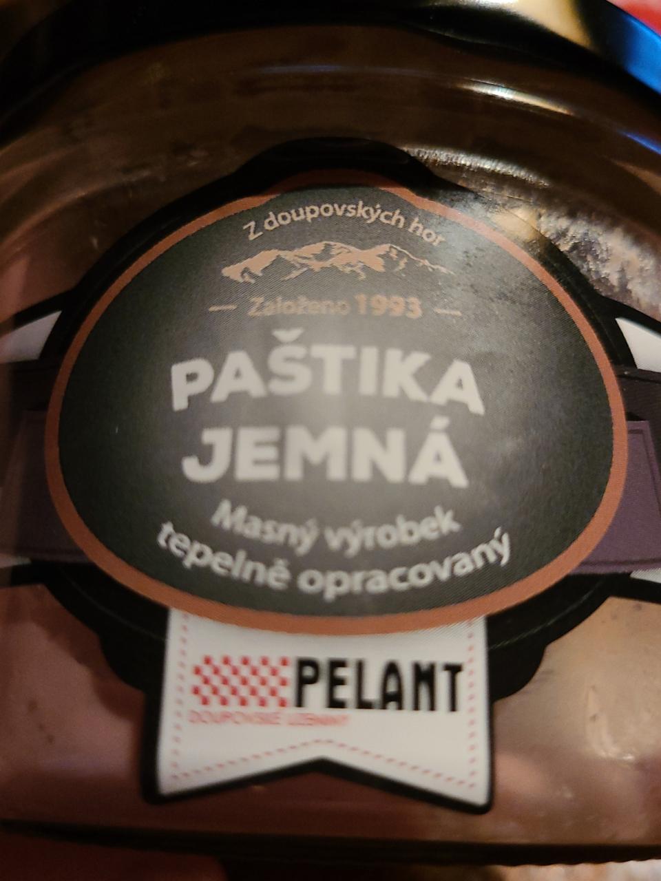 Fotografie - paštika jemná Pelant