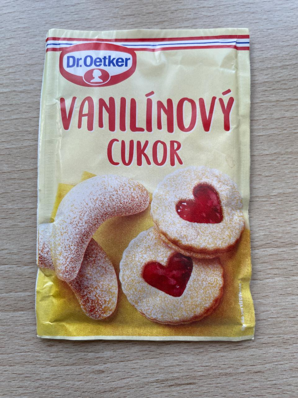 Fotografie - vanilínový cukr Dr.Oetker