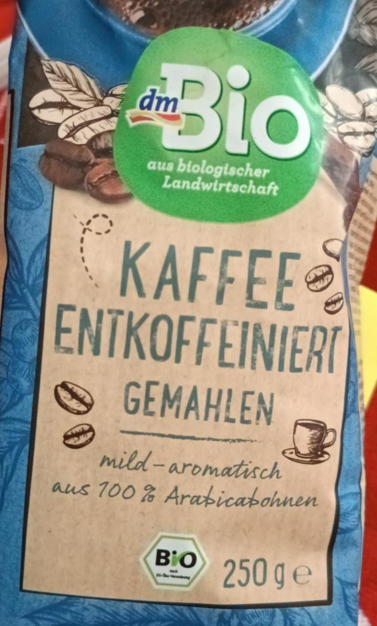 Fotografie - Kaffee Entkoffeiniert Gemahlen dmBio