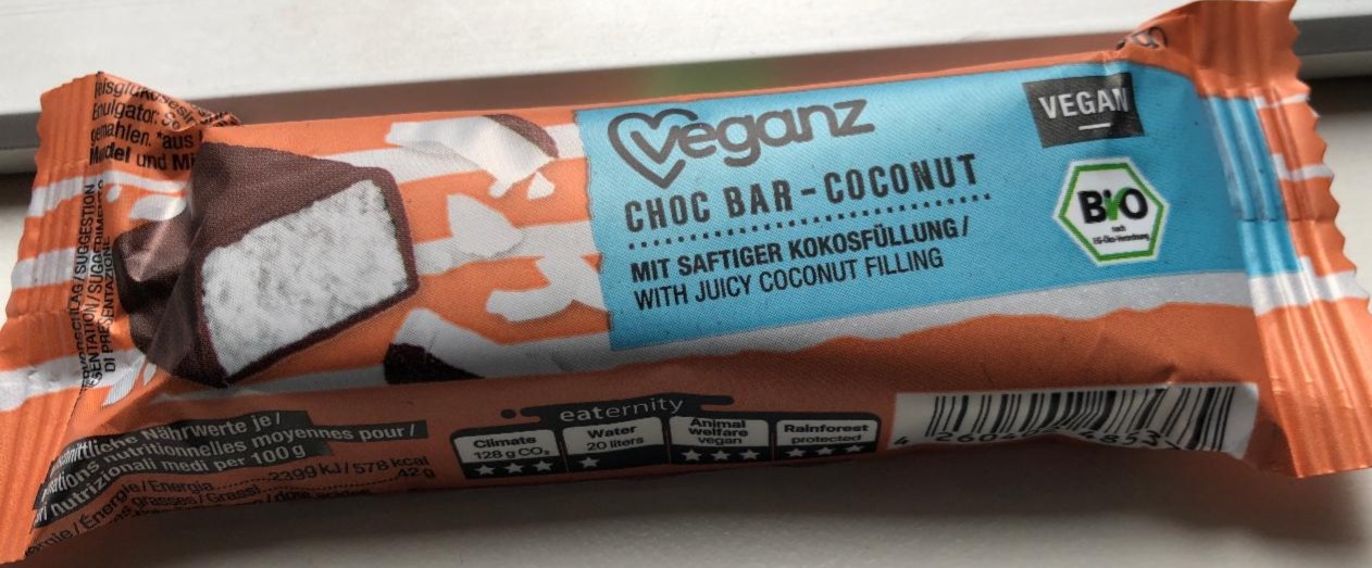 Fotografie - Choc Bar Coconut Veganz