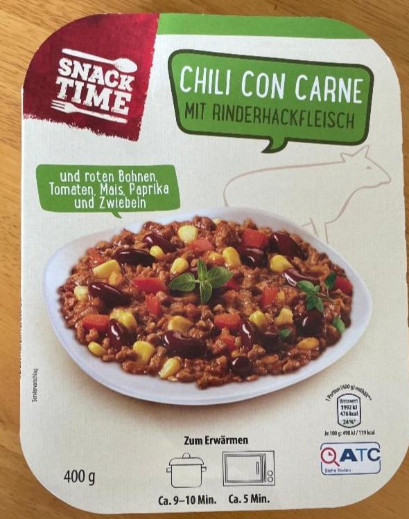 Fotografie - Chili con Carne mit Rindfleisch Snack time