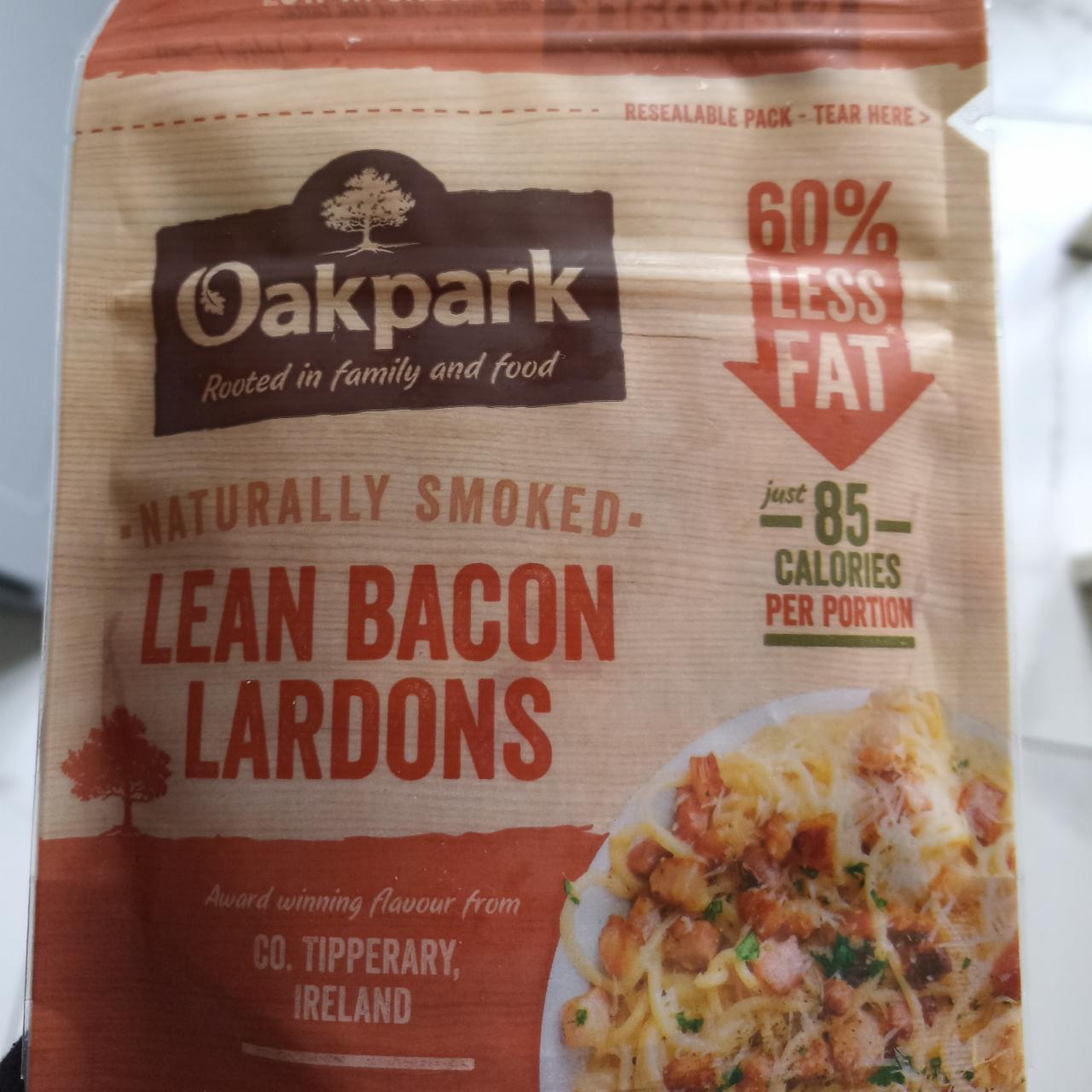 Fotografie - Naturally Smoked Lean Bacon Lardons Oakpark