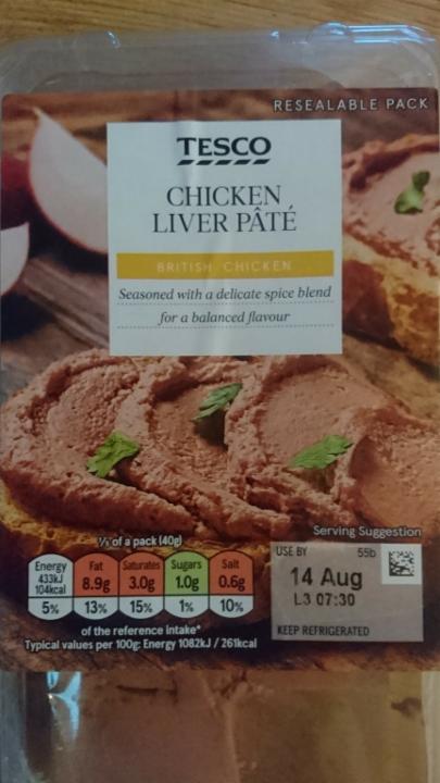 Fotografie - Chicken Liver Paté Tesco