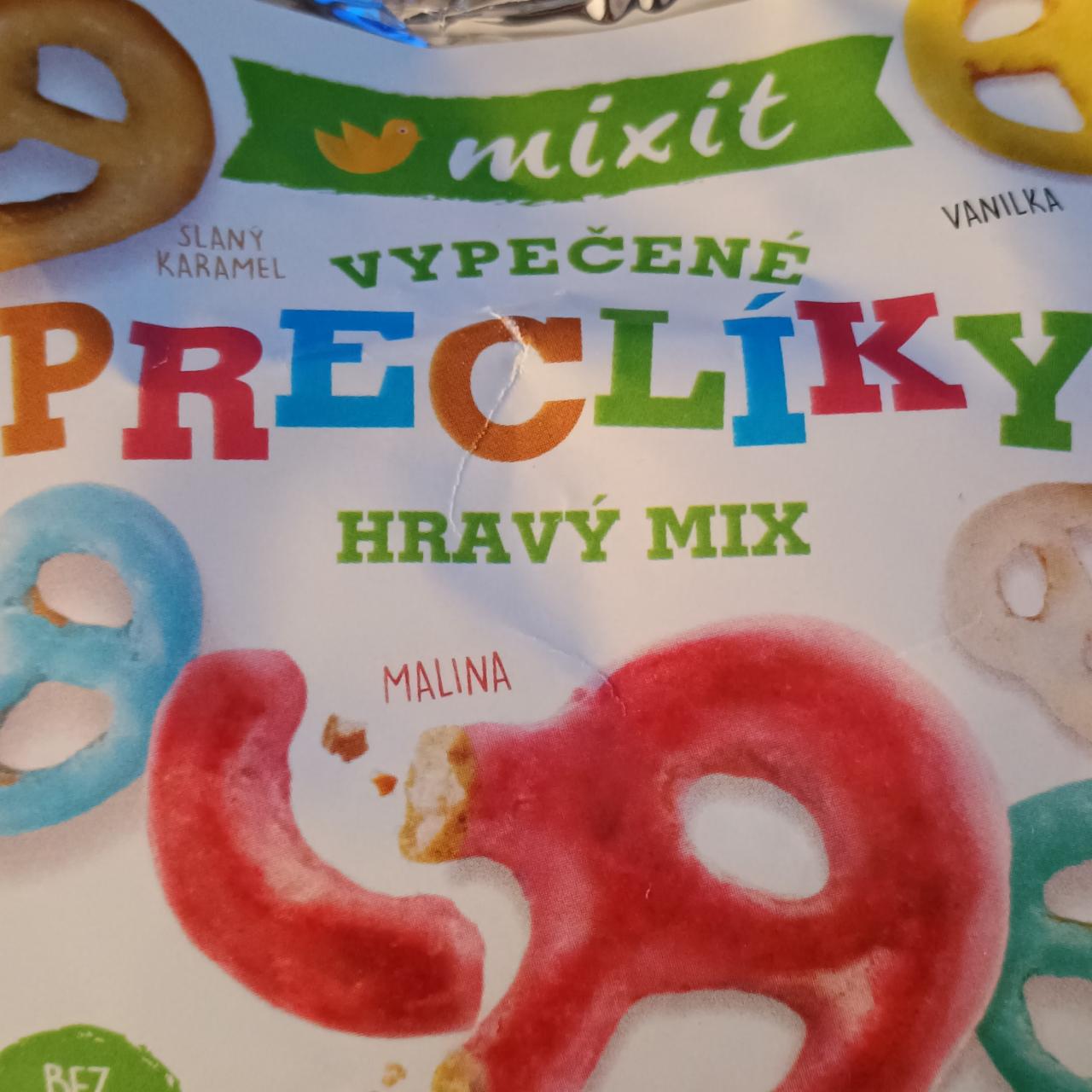 Fotografie - Vypečené preclíky hravý mix malina Mixit