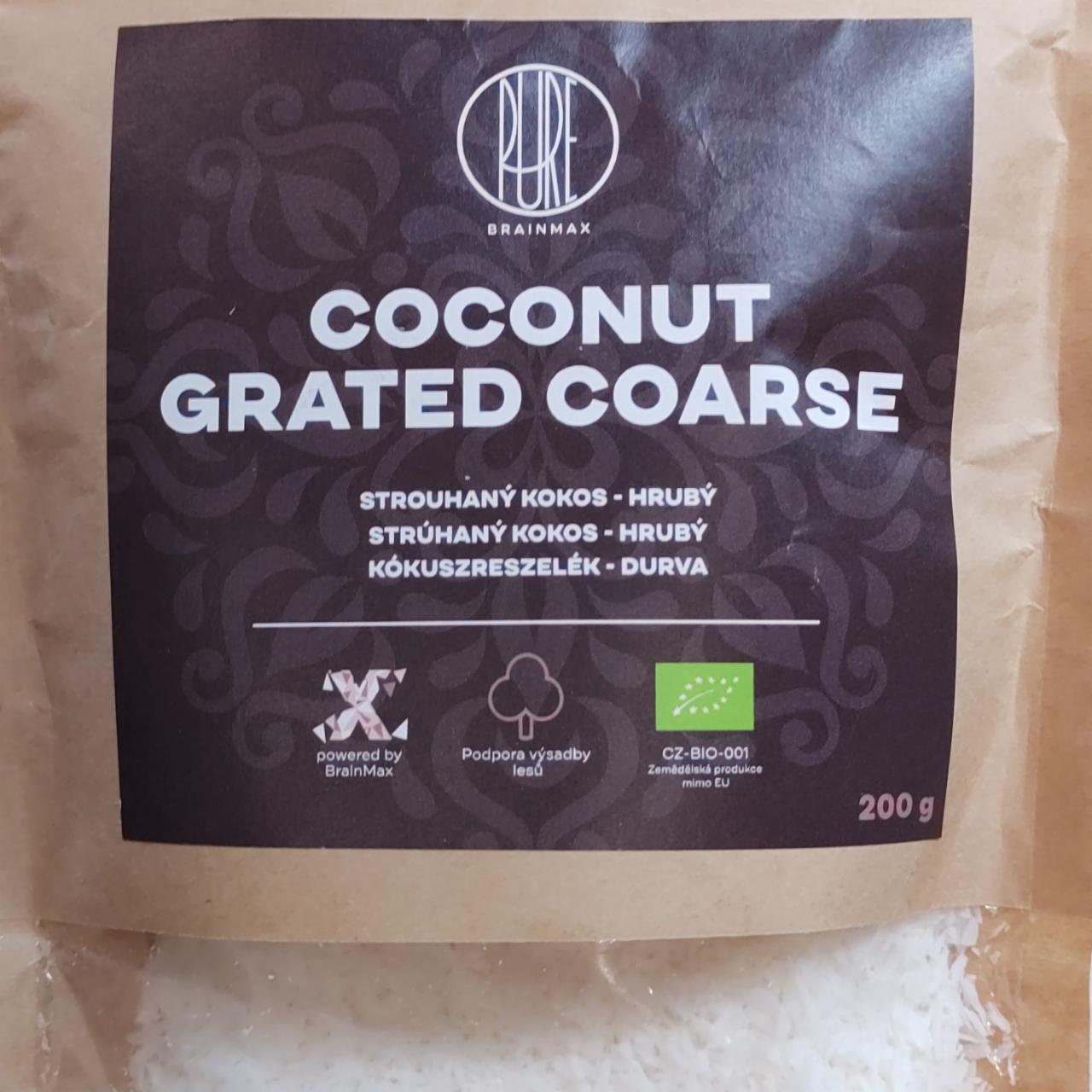 Fotografie - Coconut grated coarse Brainmax Pure