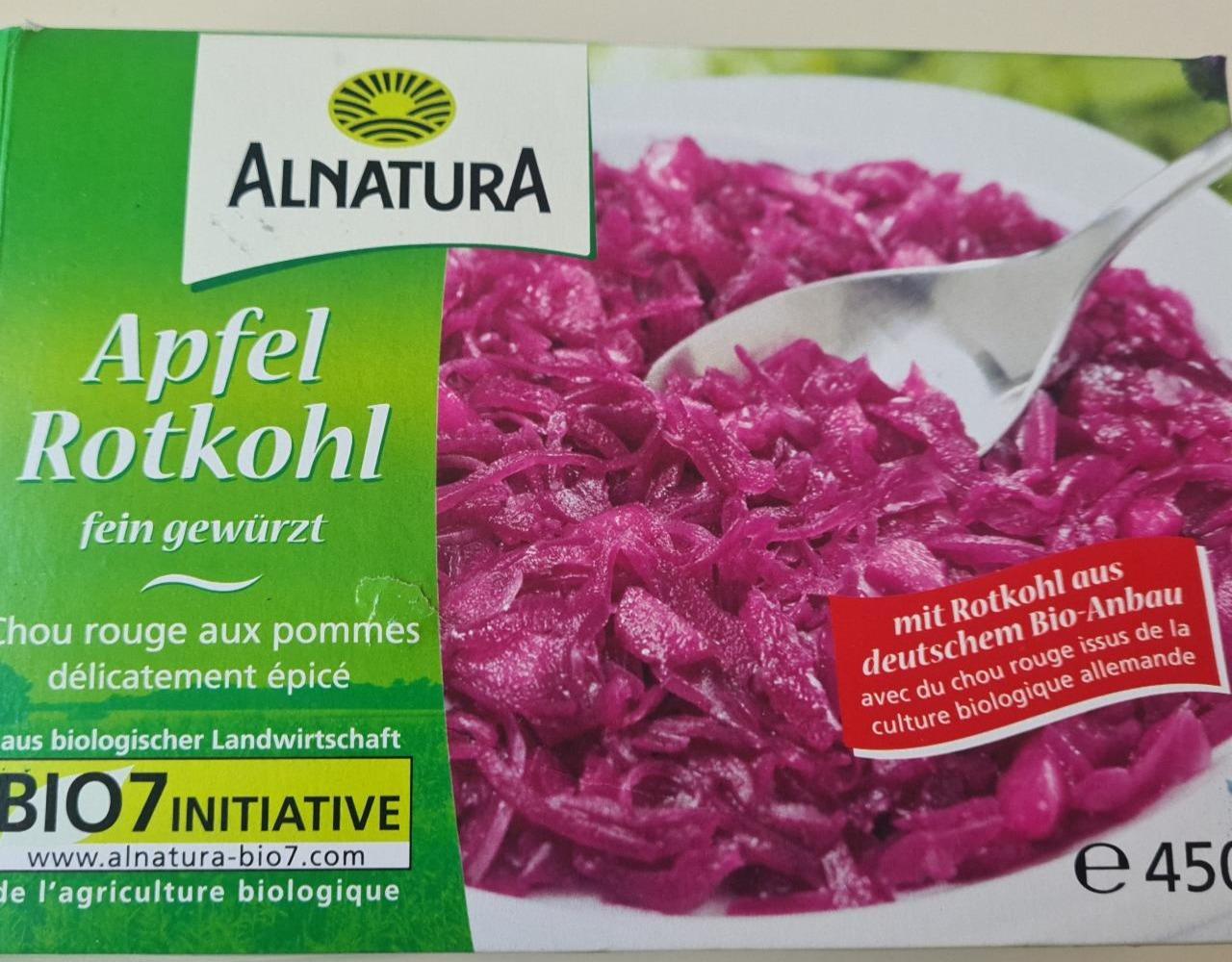 Fotografie - Apfel Rotkohl Alnatura